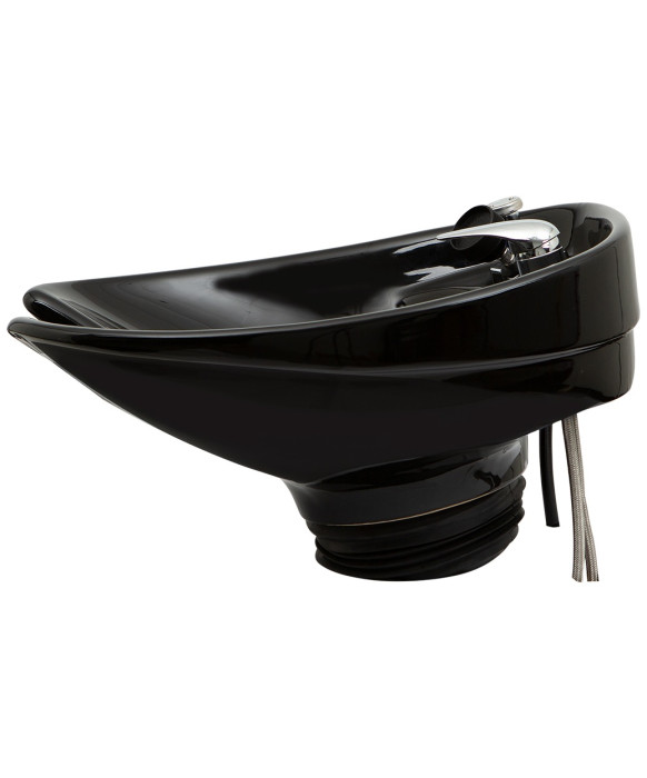 Tilting Porcelain Shampoo Bowl w/ Hardware - TS