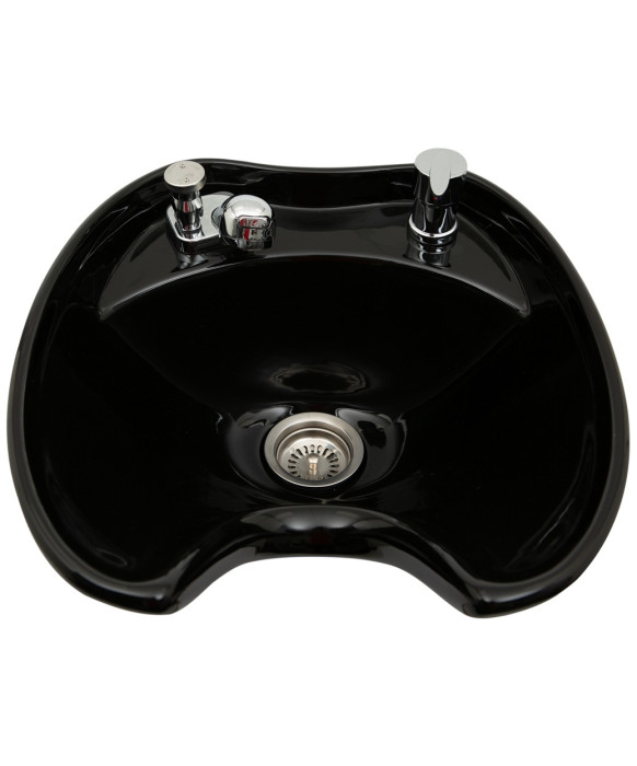 Tilting Porcelain Shampoo Bowl w/ Hardware - YLG