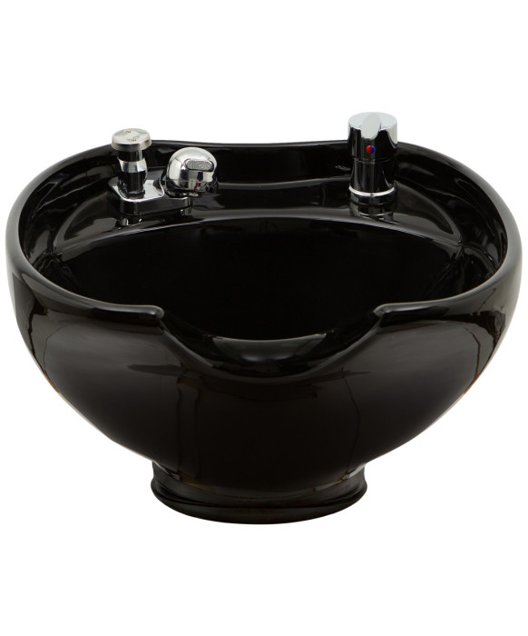 Tilting Porcelain Shampoo Bowl w/ Hardware - YLG