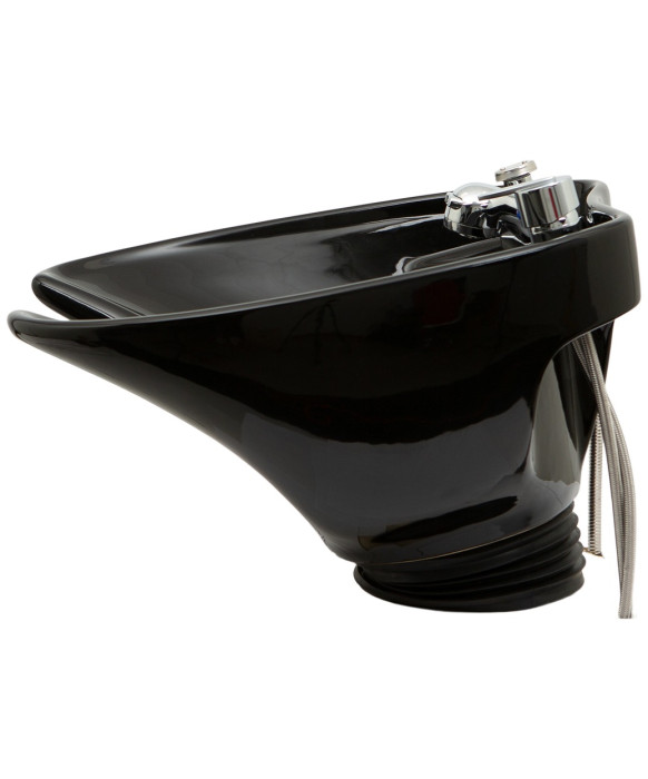 Tilting Porcelain Shampoo Bowl w/ Hardware - YLG