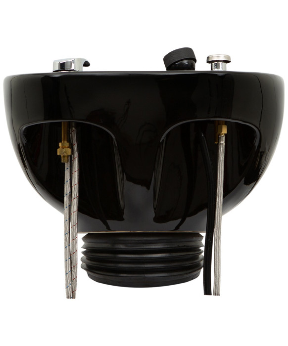 Tilting Porcelain Shampoo Bowl w/ Hardware - NIN