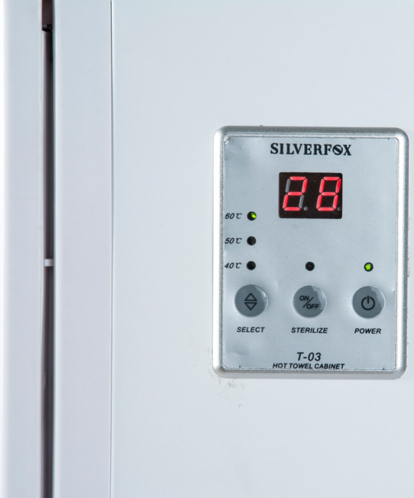 Silver Fox T-03 Towel Cabinet with UV Lamp