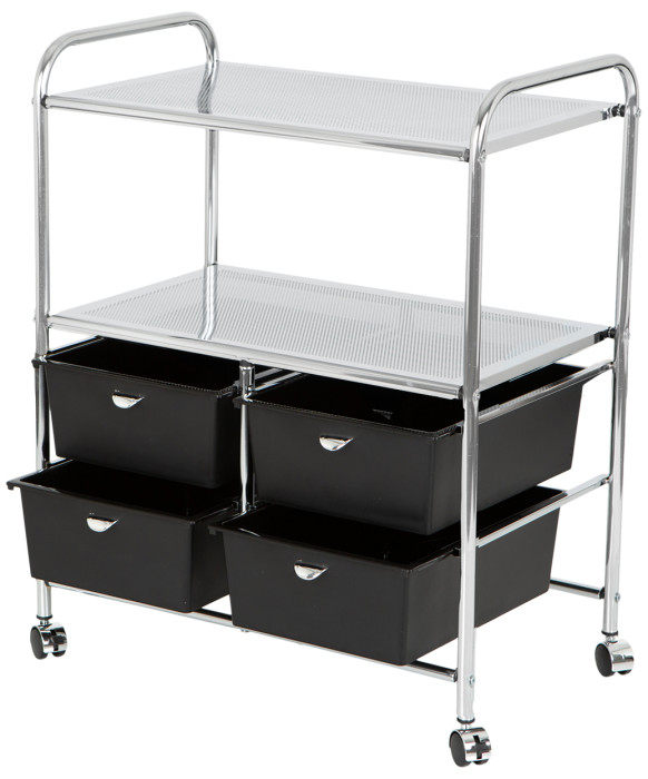 Pibbs D4B Work Cart - Black