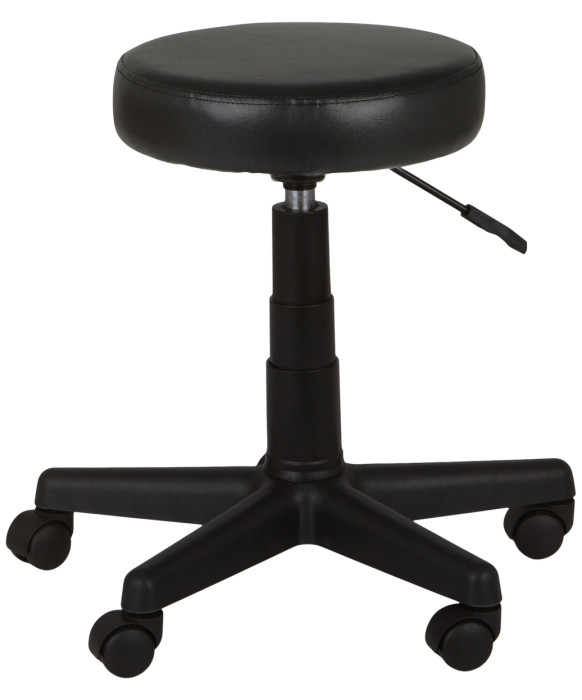 Black Round Stool