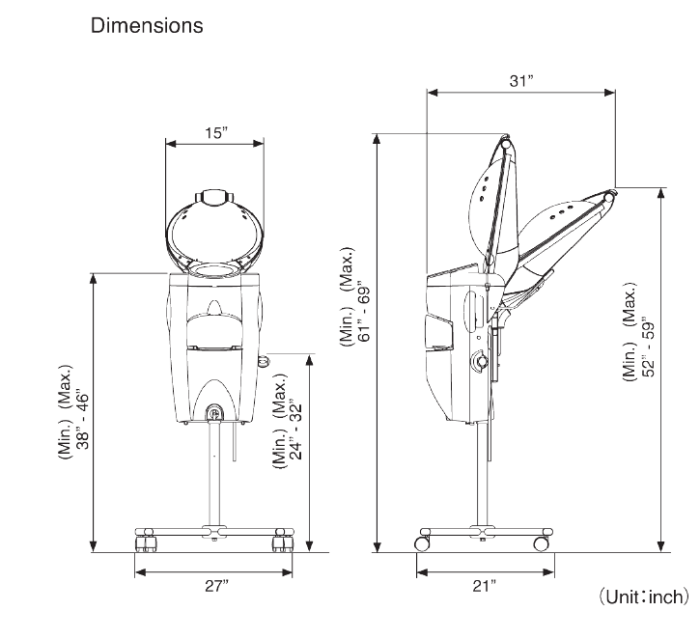 Takara Belmont SD200NIW Micro Mist Hair Treatment Processor