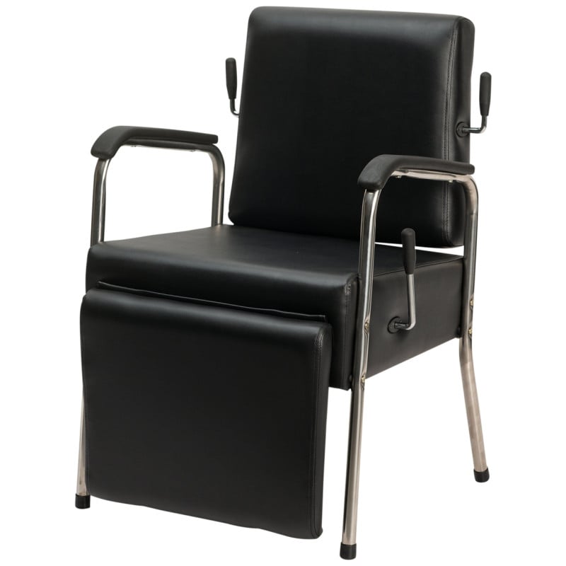Jamie Lever Control Shampoo Chair with Kick of Leg Rest for Hair