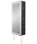 Pibbs 9110 Lumina LED Salon Mirror & Storage Server w/ Legs-image1