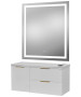 Pibbs 6002 Capri Styling Station & LED Mirror-image2