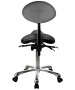 Silver Fox 1025 Rolling Saddle Stool w/ Back-image4