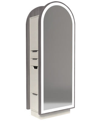 Collins 6665F-32 Floating Arch Zada Island Station for 2 Stylists
