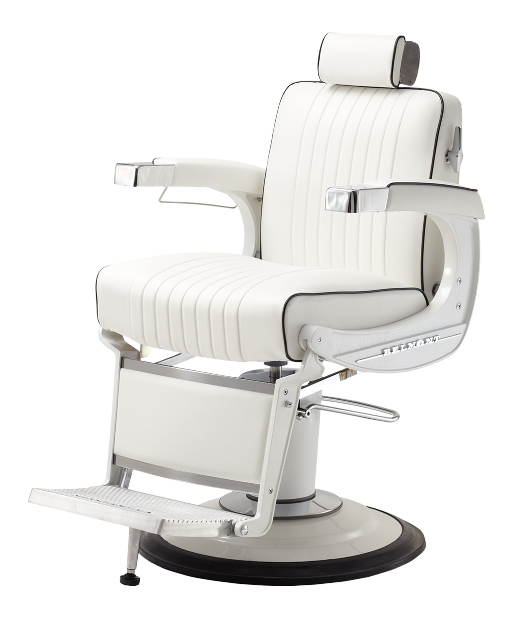 Takara Belmont Elite White Elegance Barber Chair BB-225WHT for