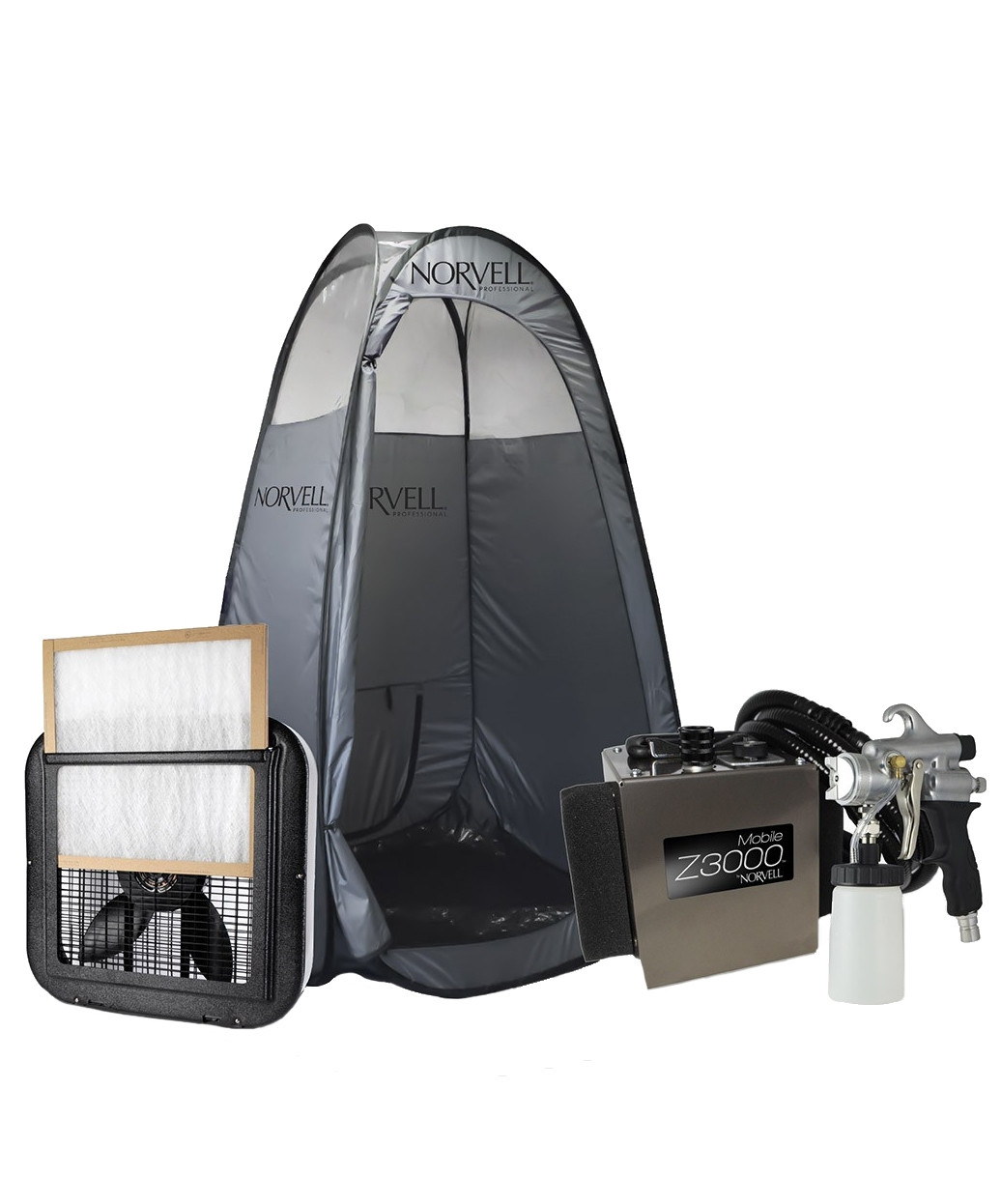 Norvell Sunless Mobile Z-3000 HVLP Spray System for Professional