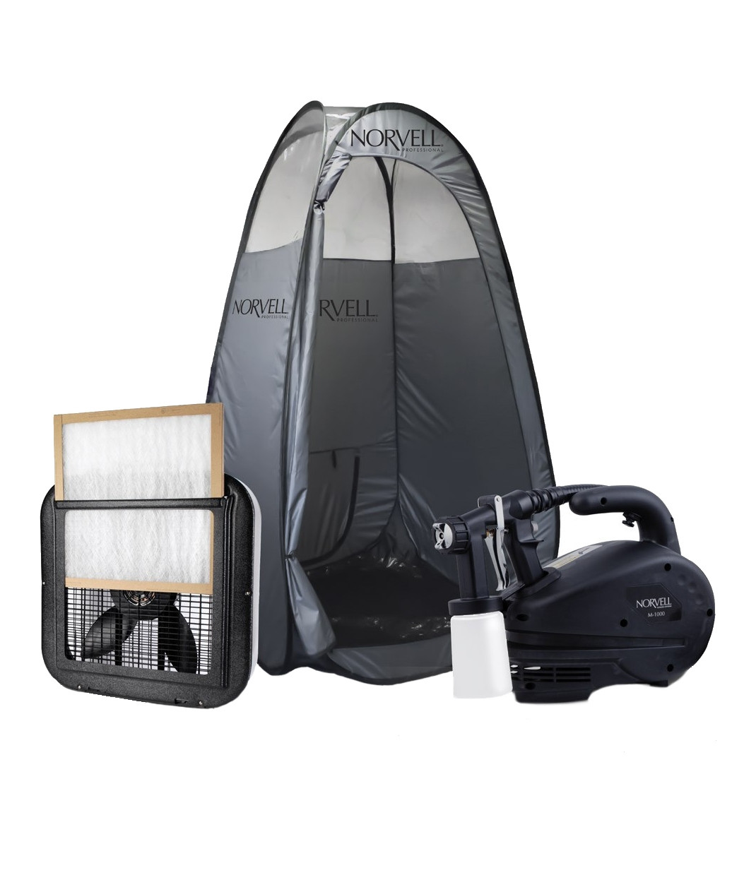 Norvell Sunless Mobile M-100 HVLP Handheld Spray Kit for