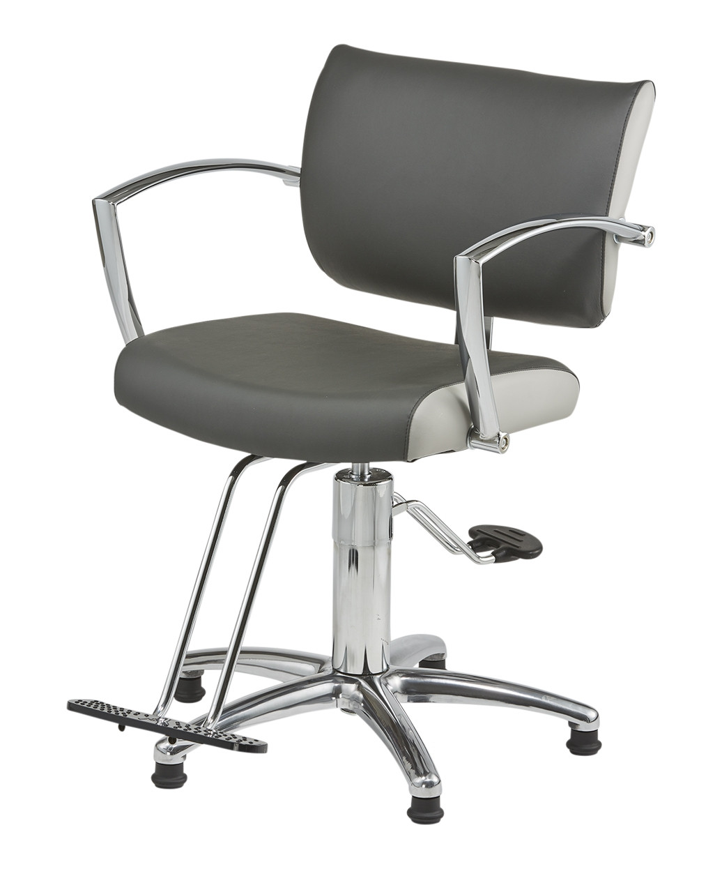 Pibbs Rosa Salon Styling Chair 5806 w/ Extra Wide Seat Chrome Arms