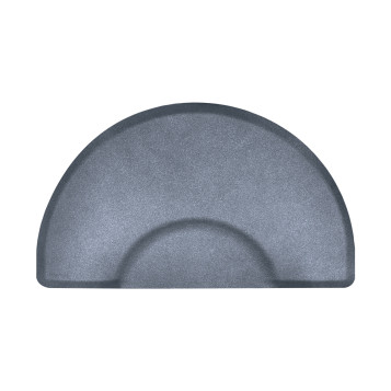 Smart Step 3' x 5' x 3/4" Circular Anti-Fatigue Granite Salon Mat