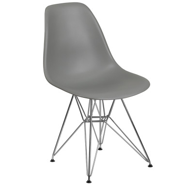 Cloud Reception Chair w/ Chrome Base image