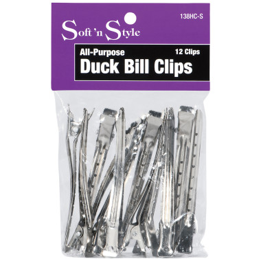 Burmax Soft 'N Style All Purpose Duck Bill Clips - Set of 48 image