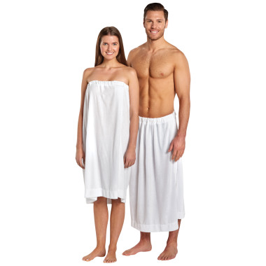 Burmax 3042 Scalpmaster Terry Cloth Spa Wrap with Velcro Closure image