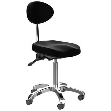 Silver Fox 1025E Adjustable Task Chair w/ Back image