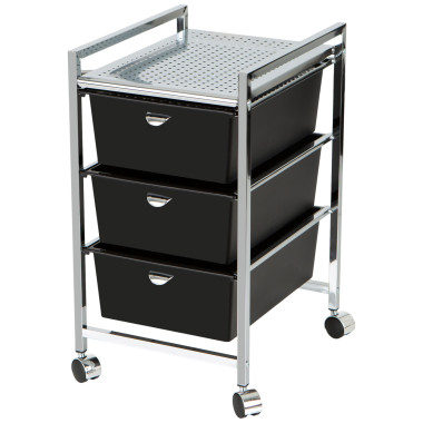 Pibbs D23 Pedicure Metal Roller Cart image
