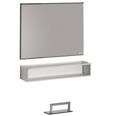 Salon Ambience Horizon Mirror Styling Station w/ Storage image