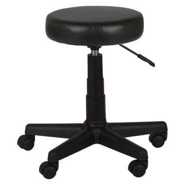 Black Round Stool image