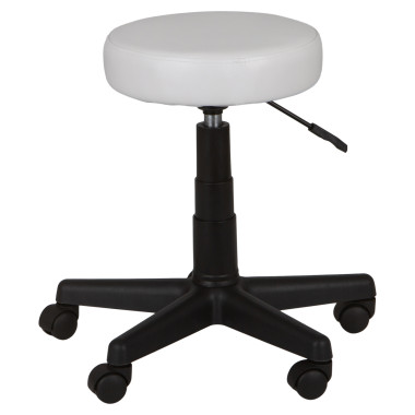 White Round Stool image
