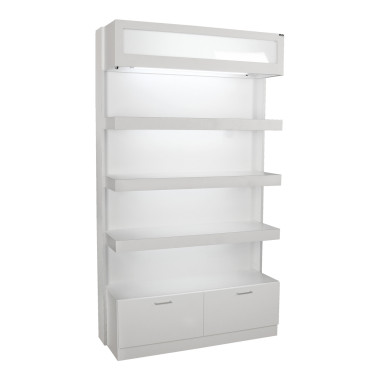 Collins 6677 Lox Retail Display w/ Logo Header & Lights image