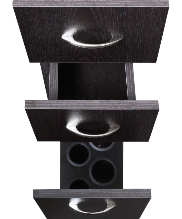 J&A Double White Granite Top Manicure Table