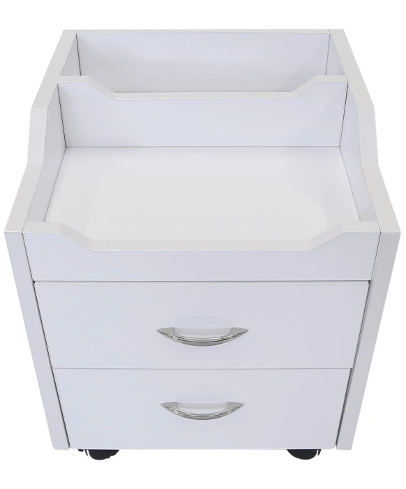 J&A Wood Top Pedicure Cart