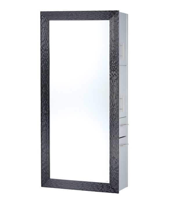 Pibbs Wave Salon Mirror & Storage Server