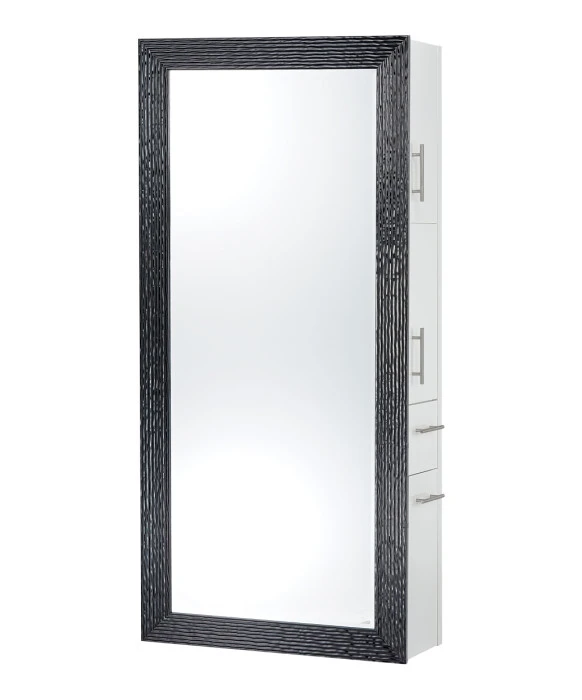 Pibbs Wave Salon Mirror & Storage Server