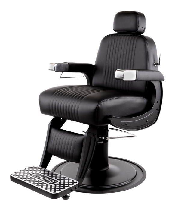Collins B270B Blacked-Out Cobalt Omega Barber Chair