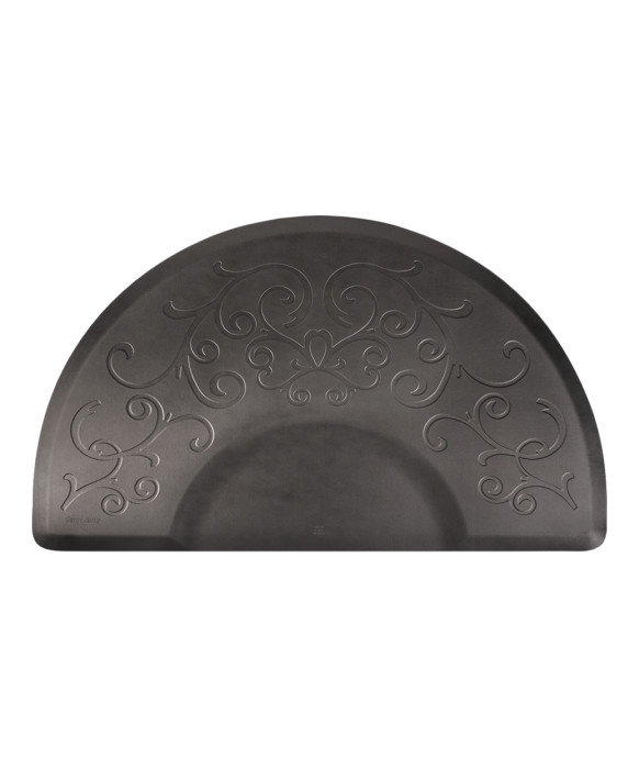 3' X 5' Circular Smart Step Bella Decorative Salon Mat 3/4