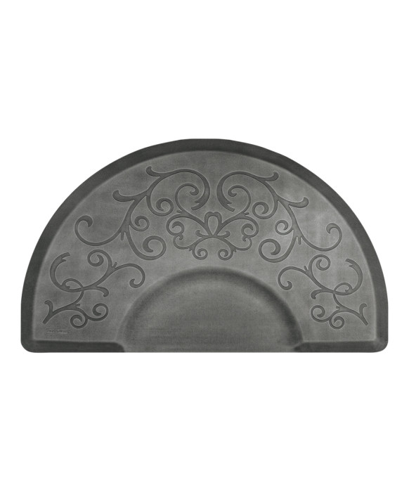 3' X 5' Circular Smart Step Bella Decorative Salon Mat 3/4