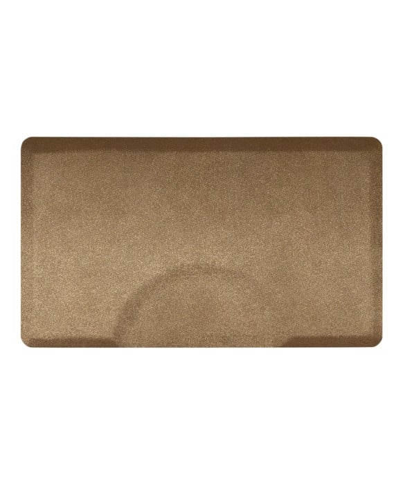 3' X 5' Rectangular Smart Step Granite Metallic Salon Mat 3/4