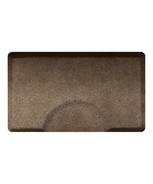 3' X 5' Rectangular Smart Step Granite Metallic Salon Mat 3/4