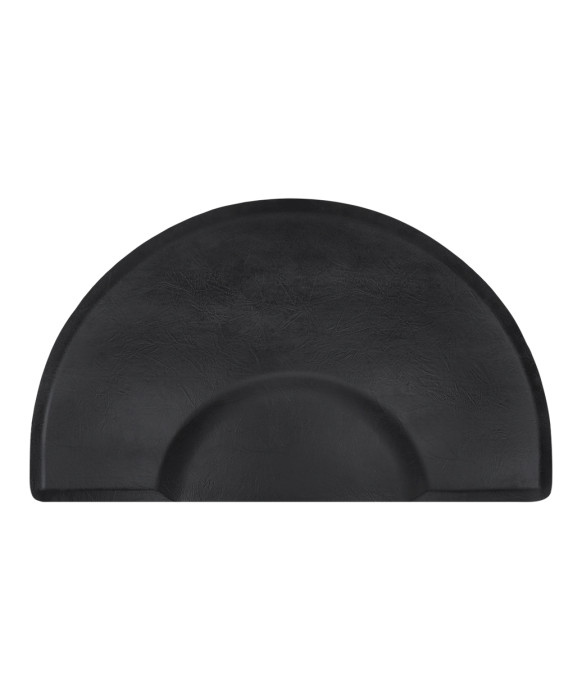3' X 5' Circular Smart Step Vintage Leather Salon Mat 3/4