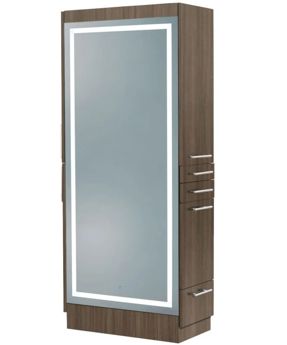 Elite Double Sided Styling Station w/ LED Mirror