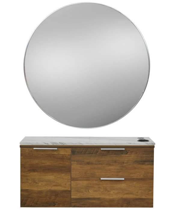 Pibbs 6002 Capri Styling Station & Standard Mirror