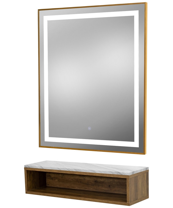 Pibbs 6003 Color Cubby Styling Station & Mirror