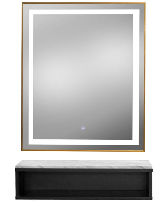 Pibbs 6003 Color Cubby Styling Station & Mirror