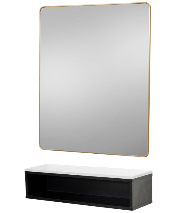 Pibbs 6003 Color Cubby Styling Station & Mirror