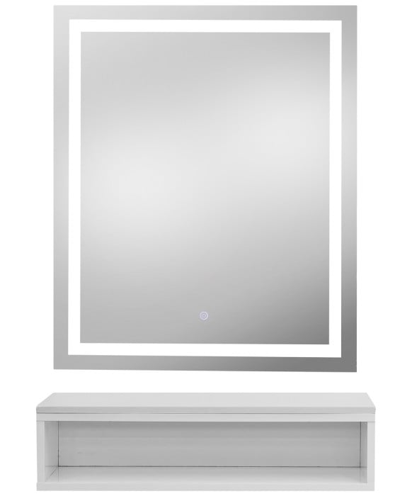 Pibbs 6003 Color Cubby Styling Station & Mirror