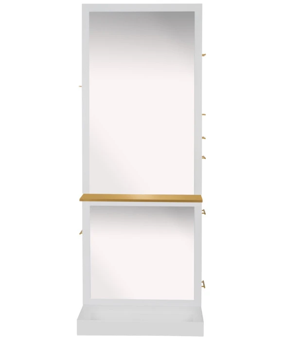 Milan Single Sided Styling Station w/ Shelf