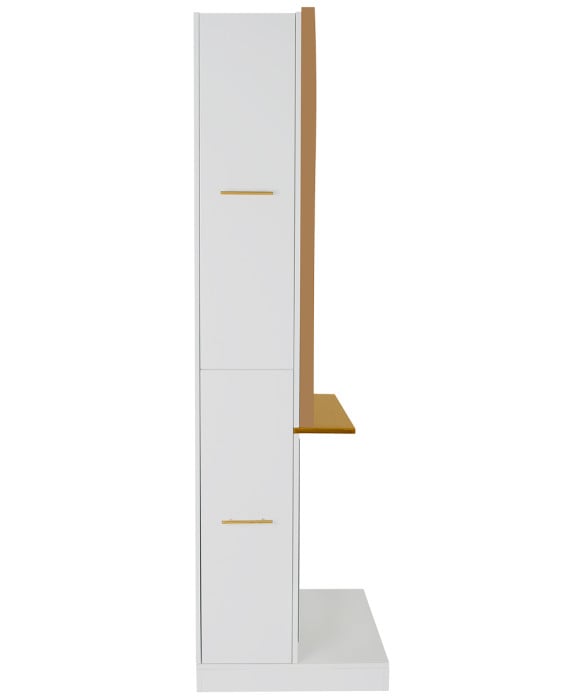 Milan Ultra Single Sided LED Styling Station w/ Shelf