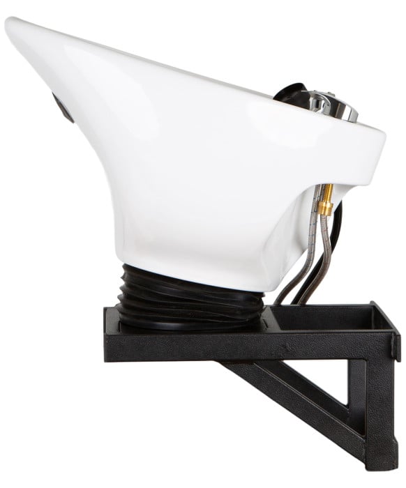 Wall Mounted Tilting Porcelain Shampoo Bowl