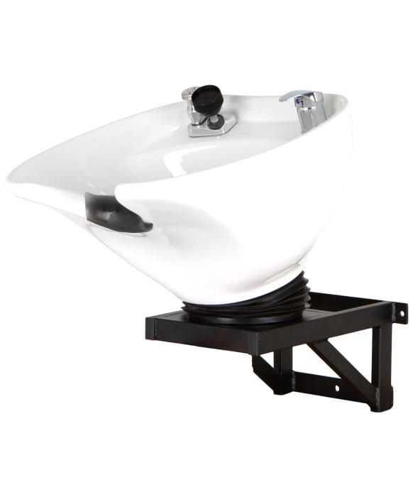 Wall Mounted Tilting Porcelain Shampoo Bowl