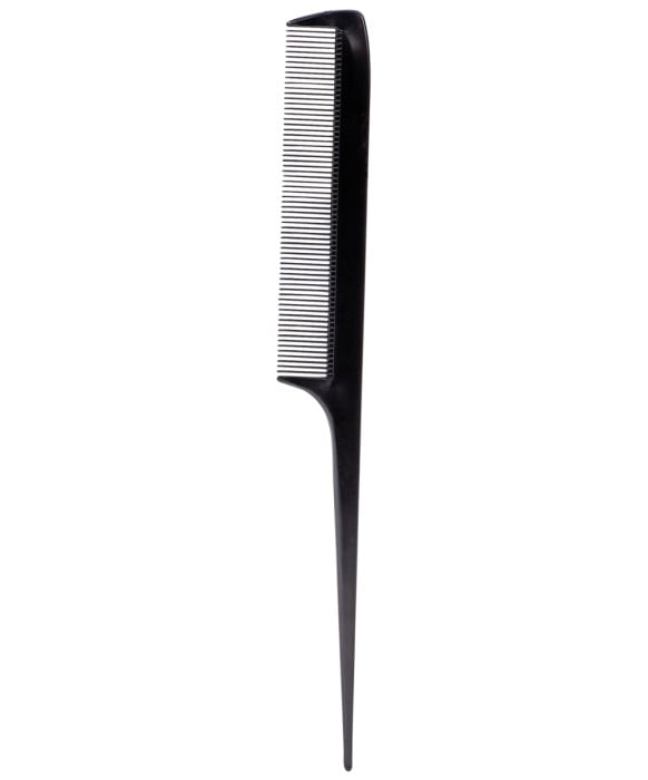 Burmax V-20 Aristocrat Rat Tail Comb with Fine Teeth 8-1/4