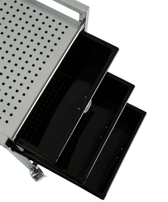 Pibbs D23 Pedicure Metal Roller Cart